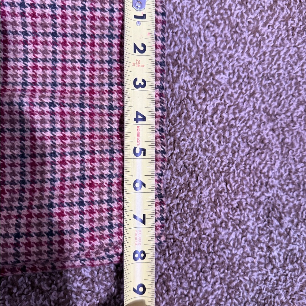 Koret of California 80s/90s Pants, Tartan Wool Mixed Checks, Vintage High Waist - Picture 7 of 9